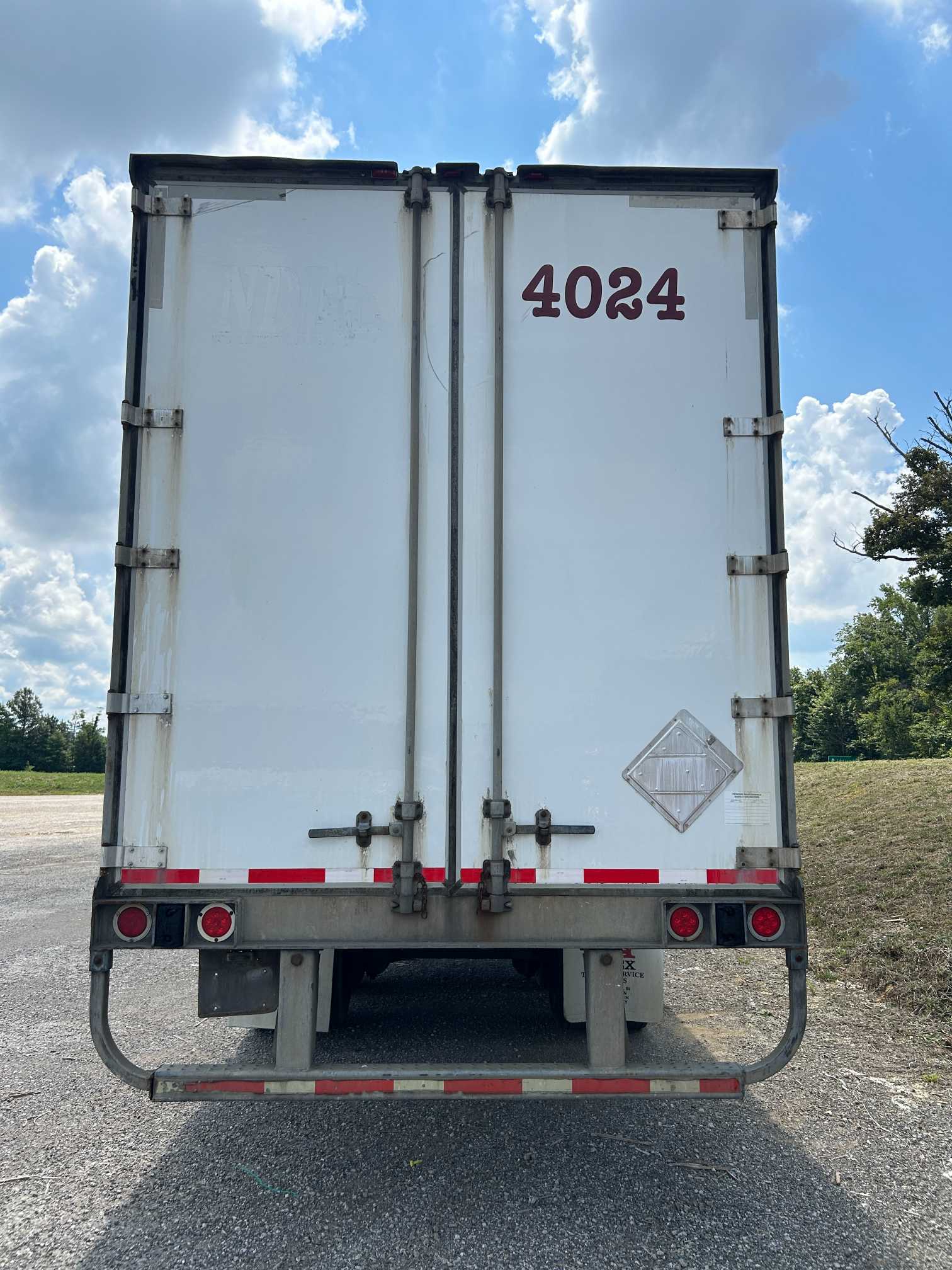 2004 Trailmobile 53' Dry Van Semi Trailer Air Ride Swing Doors 2MN01JAH541001015