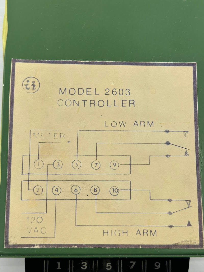 International Instruments 2603 Panel Meter 92603034 0-100 %HP