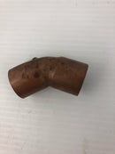 Copper 45 Degree Elbow Fitting