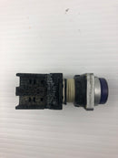 Square D 9011 DFSN Push Button Switch Blue