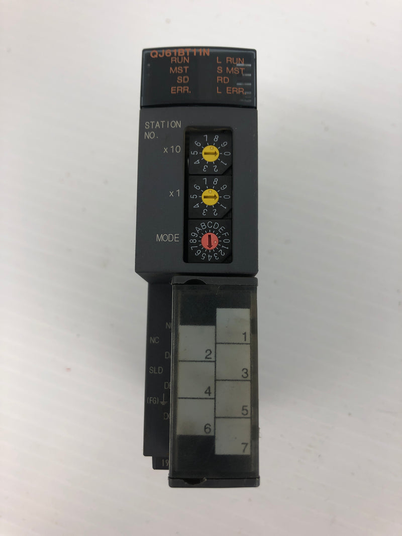 Mitsubishi Electric QJ61BT11N Master Slave Unit With Connector Terminal Block