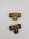 LL Male T Fitting 5/8" ID 18 Gauge - Lot of 2