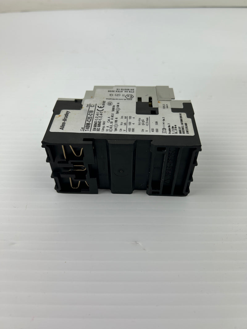 Allen-Bradley 140M-C2E-C10 Motor Protector Circuit Breaker Ser. C 140M-C-AFA11