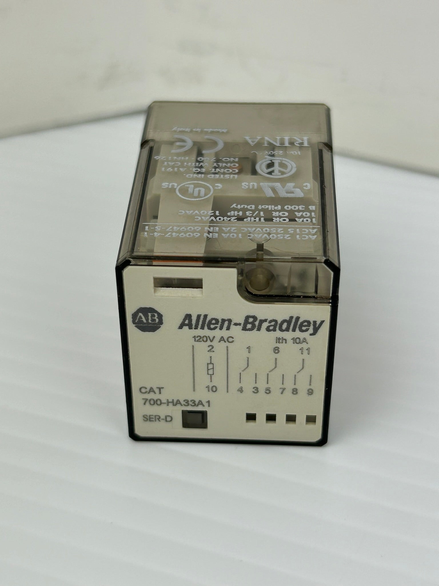 Allen-Bradley 700-HA33A1 Relay Series D 250VAC - Lot of 3
