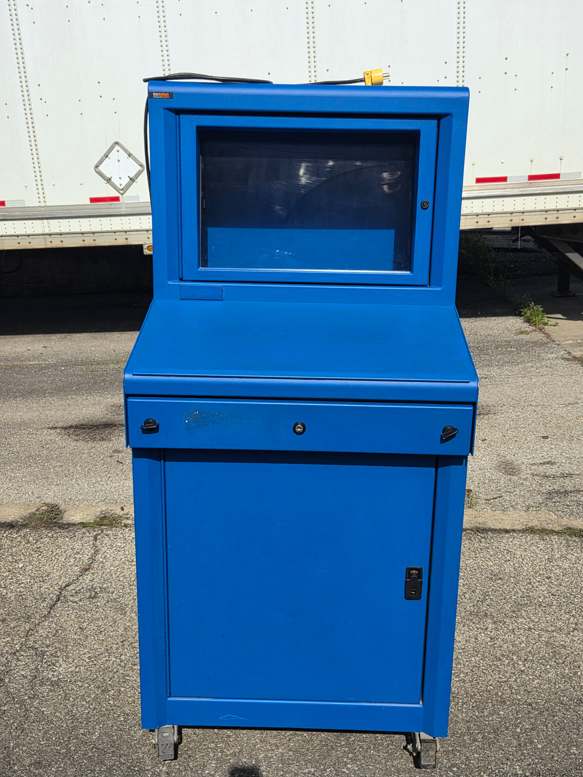 ITS Enclosures IS603027-12-B Icestation Mobile Computer Cabinet Enclosure 39497