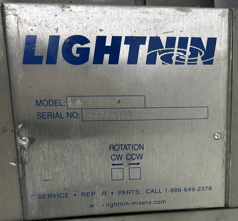 Reliance Electric Lightnin B77R0067T-MB Dura-Mix Motor with EK XJSS-43