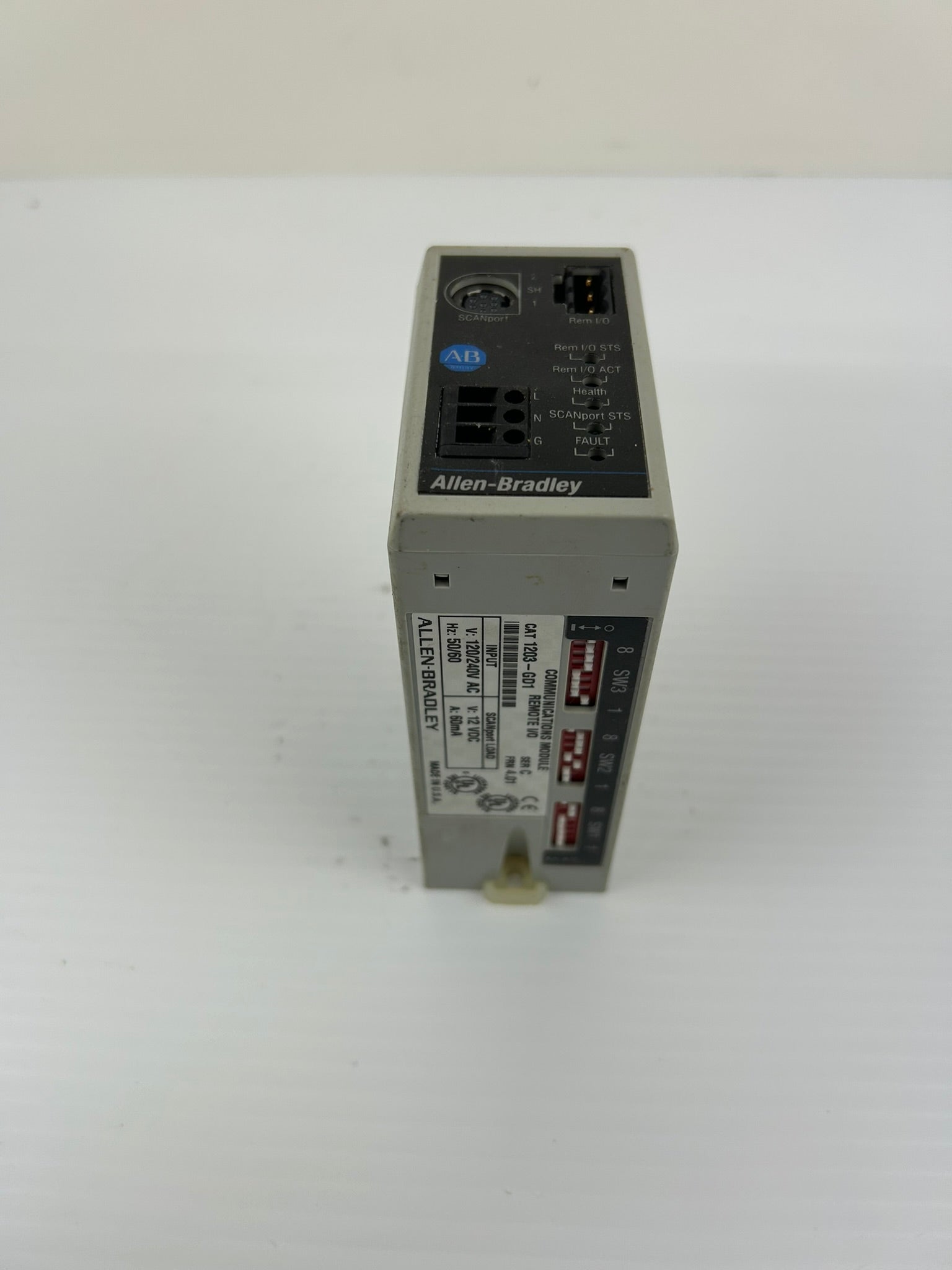 Allen-Bradley 1203-GD1 Remote I/O Communications Module Ser C 4.01 FRN
