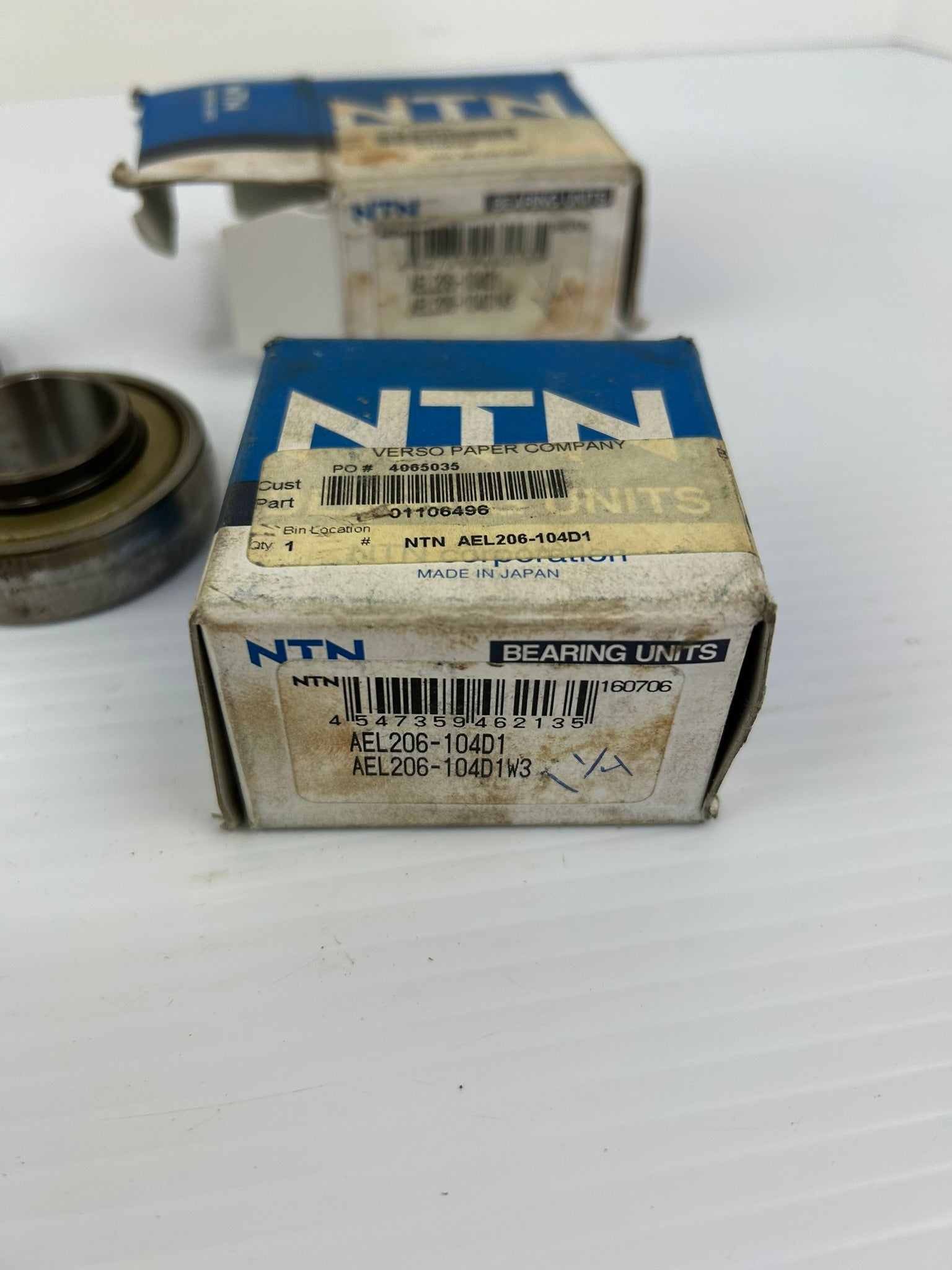 NTN AEL206-104D1 Bearing Unit AEL206-104D1W3 - Lot of 2