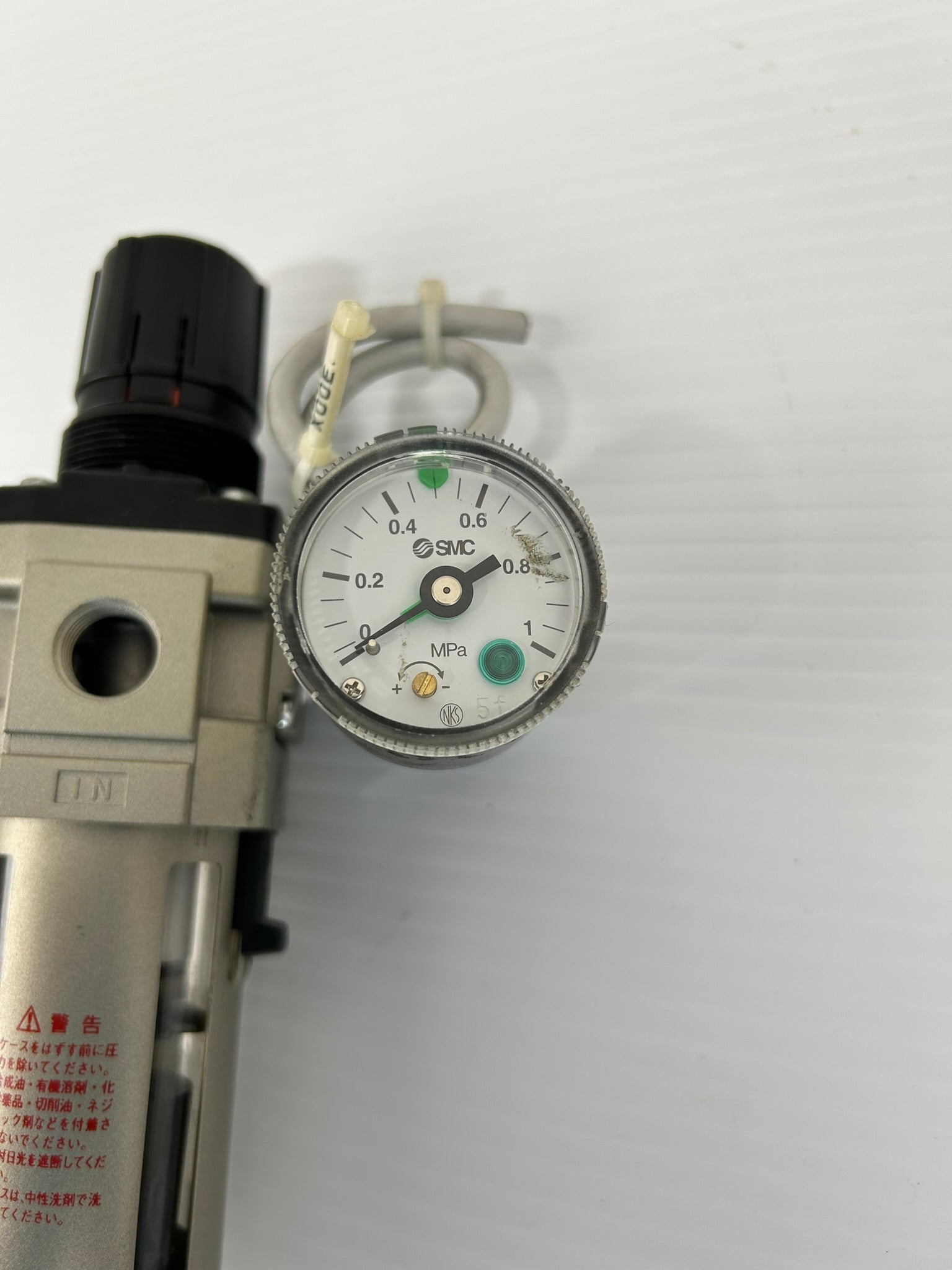 SMC AW30K-03D-X2384 Filter Regulator with SMC GP46-10-02L5-SC-2-Q Gauge