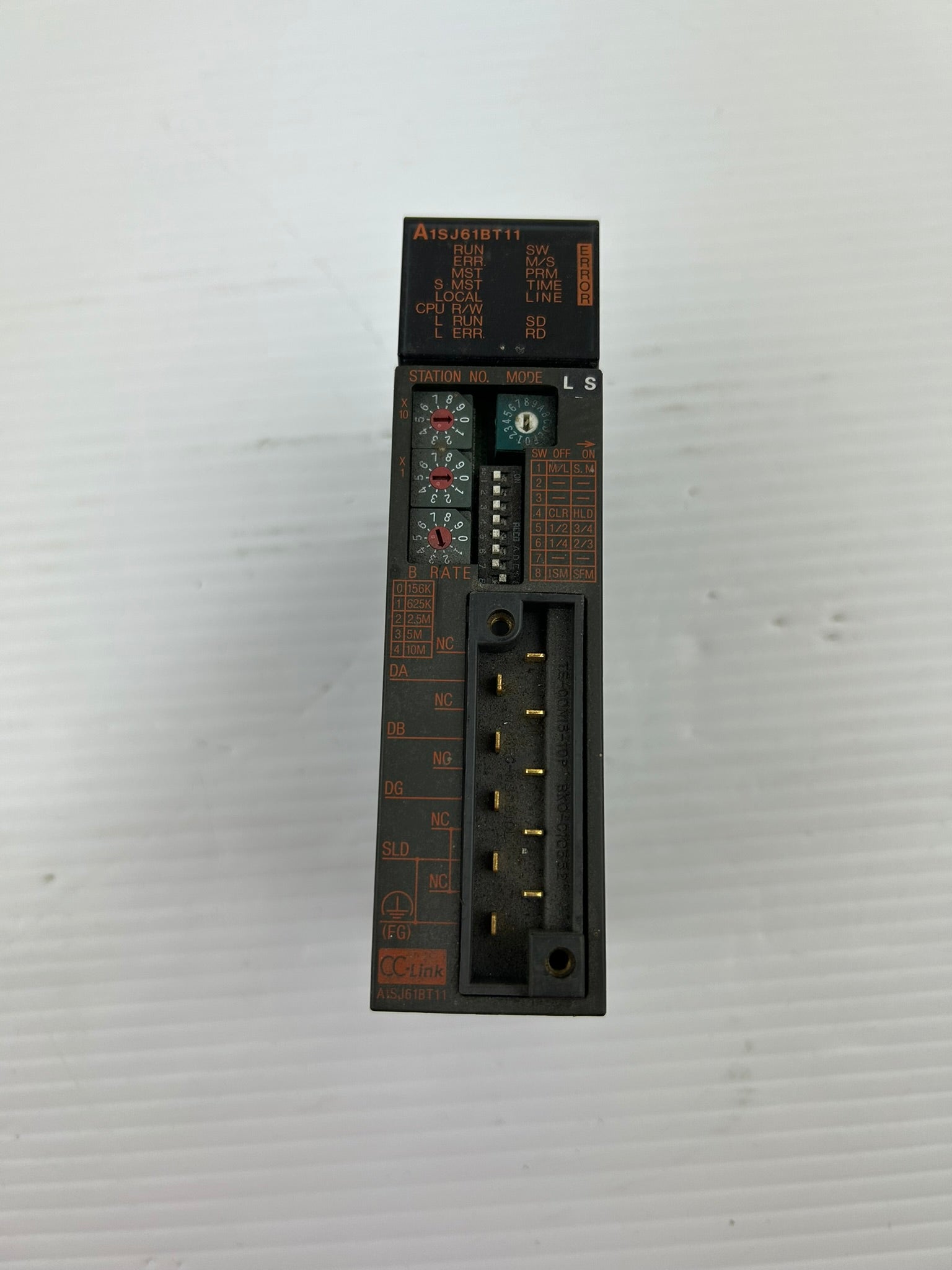 Mitsubishi A1SJ61BT11 Data Link Unit Melsec PLC Module - Missing Terminal Block