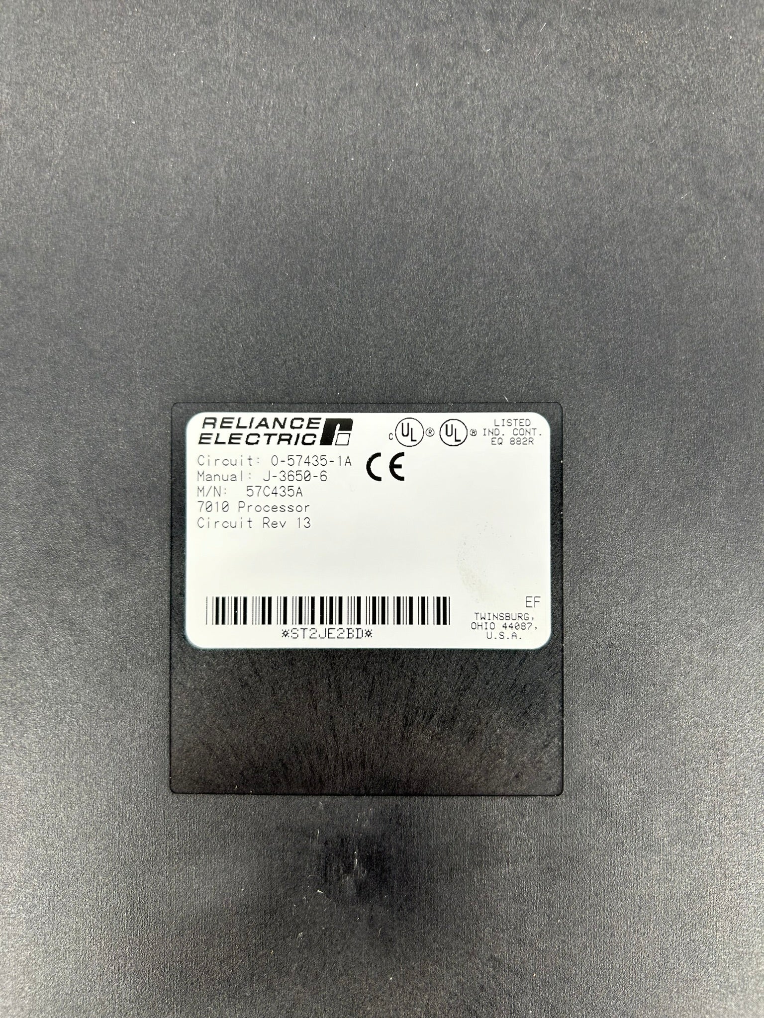 Reliance Electric 57C435A Automax 7010 Processor 0-57435-1A J-3650-6 Rev 13