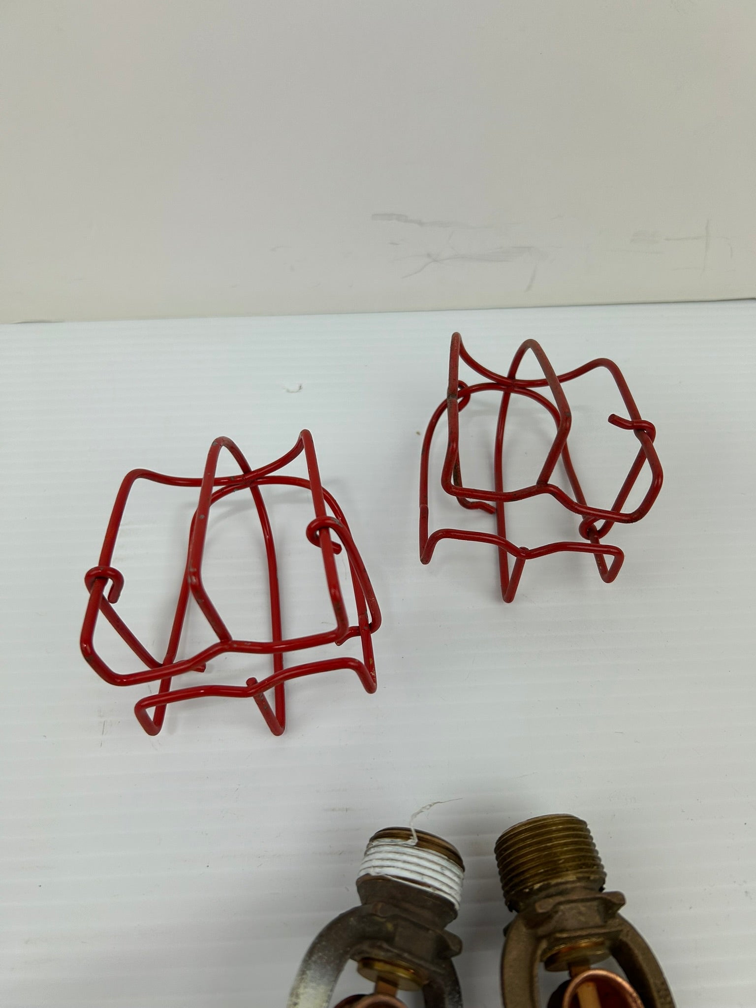 HHX SSPI 458A Fire Sprinkler Brass with Red Wire Cage 165F/74C - Lot of 2