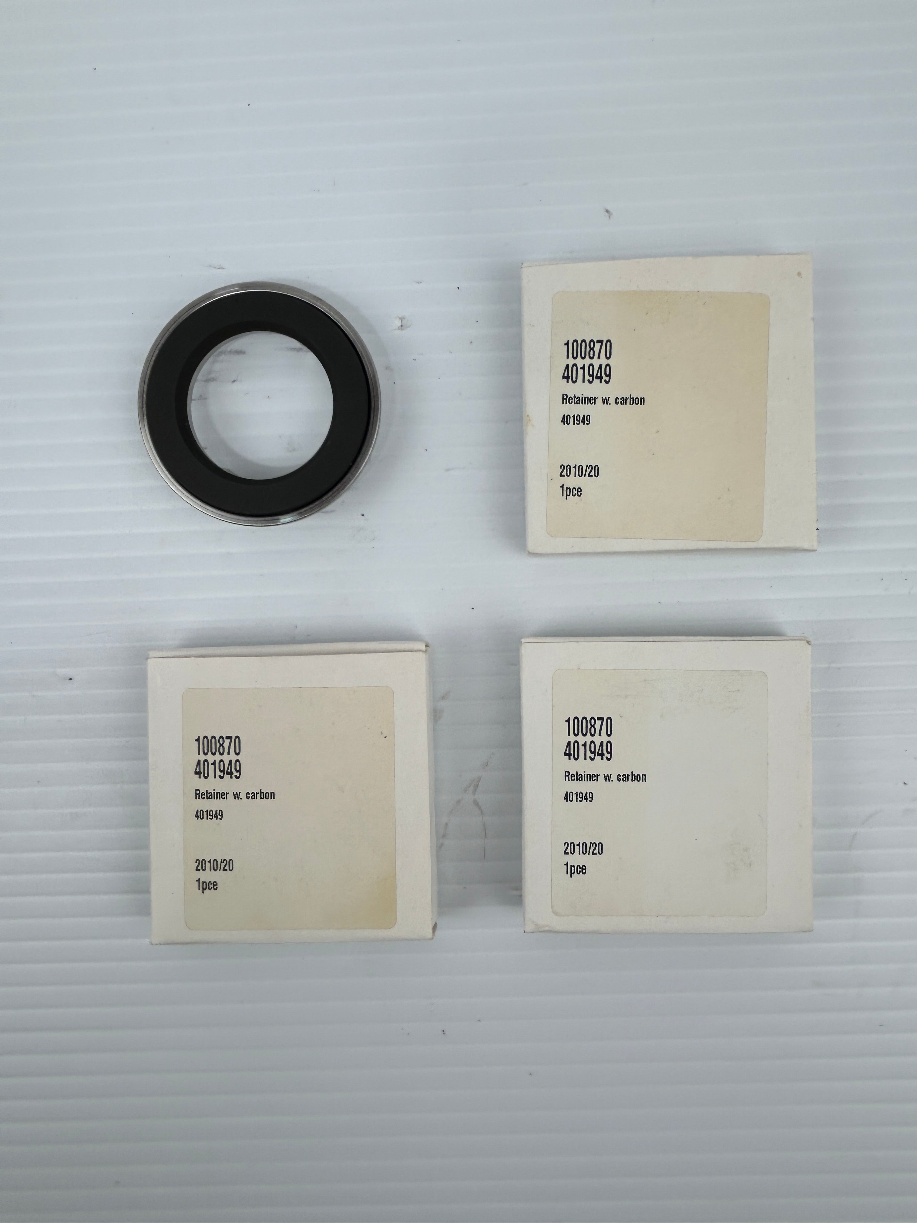 Tri-Clover 401949 Pump Seal Retainer Ring with Carbon 100870 - Qty 1
