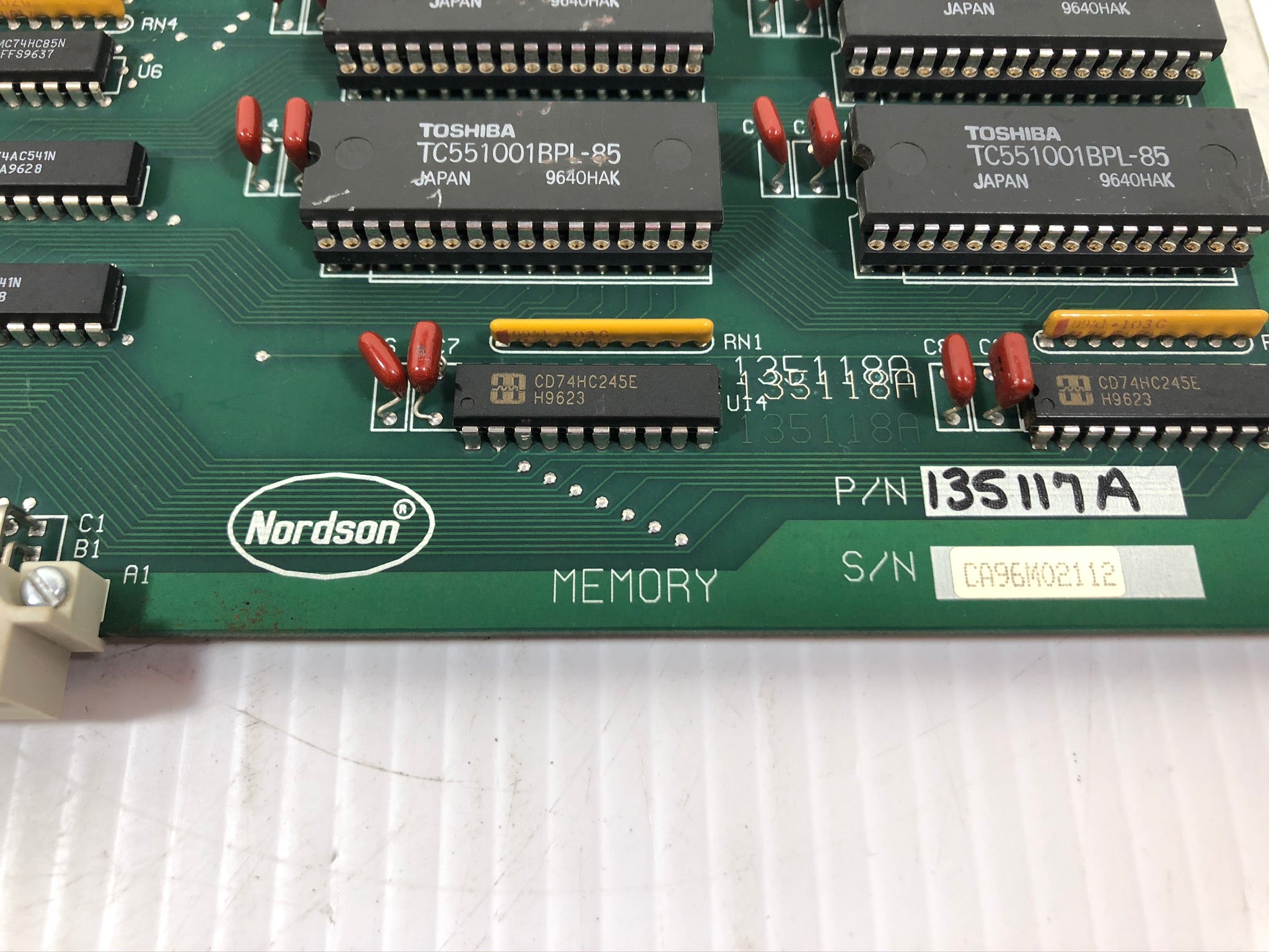 Nordson 135117A Memory Circuit Board 135118A