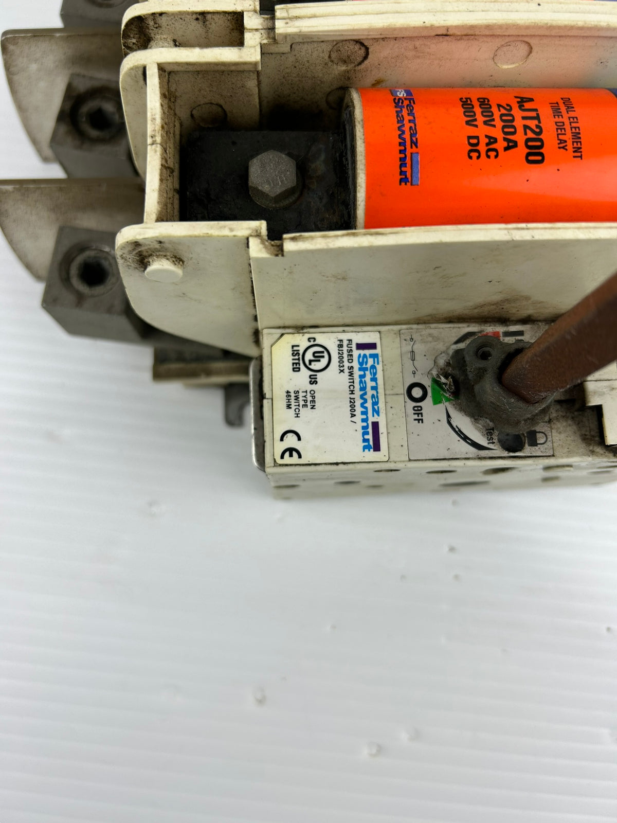 Ferraz Shawmut FBJ2003X Fused Switch 3 Pole with AJT200 200A Fuses