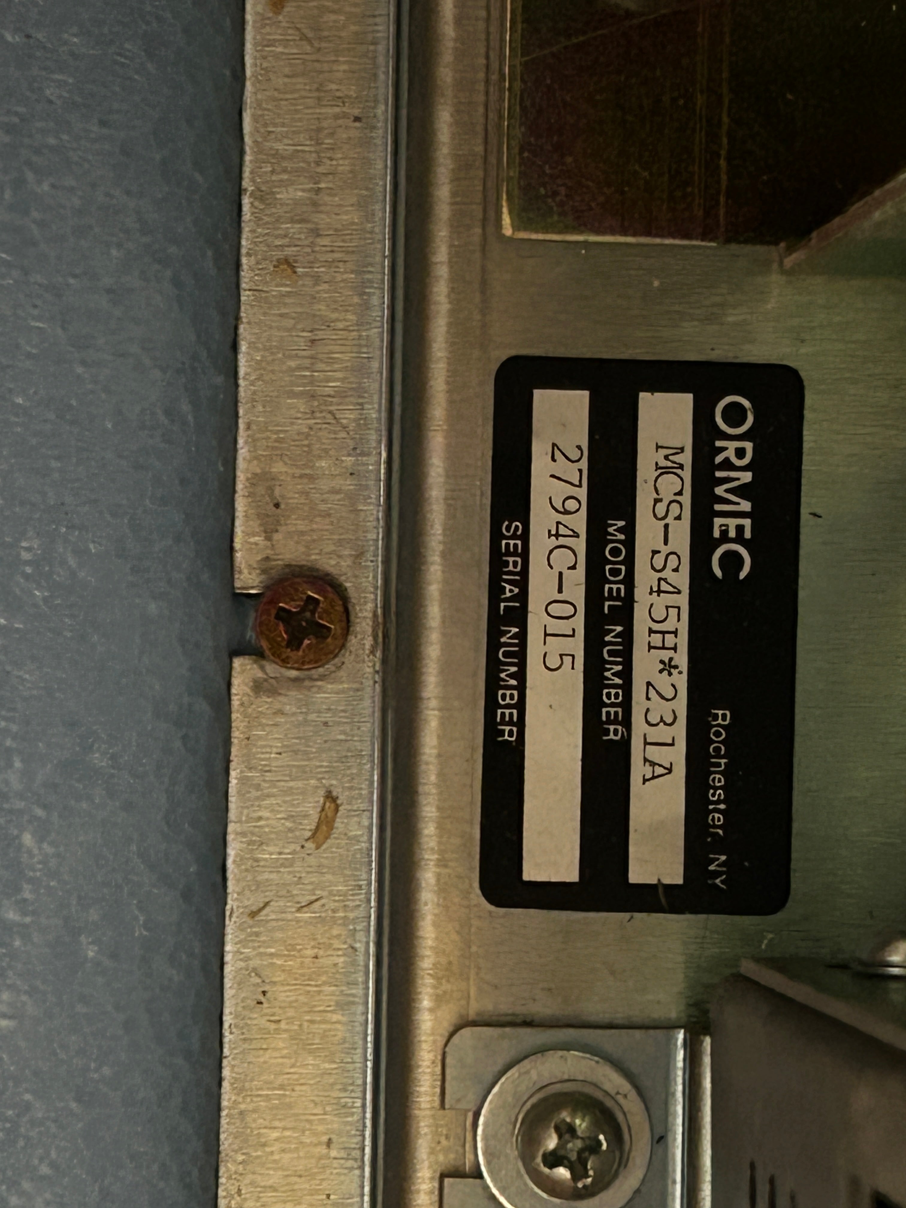 Ormec MCS-S45H*231A Helical Chopper Drive Assembly Breaker Noise Filter SAC-SRDU