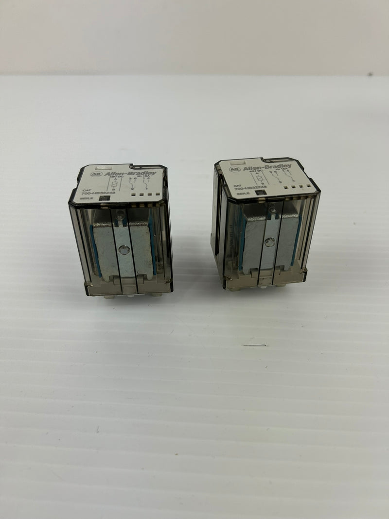 Allen Bradley 700-HB32Z48 Relay Series E - Lot of 2