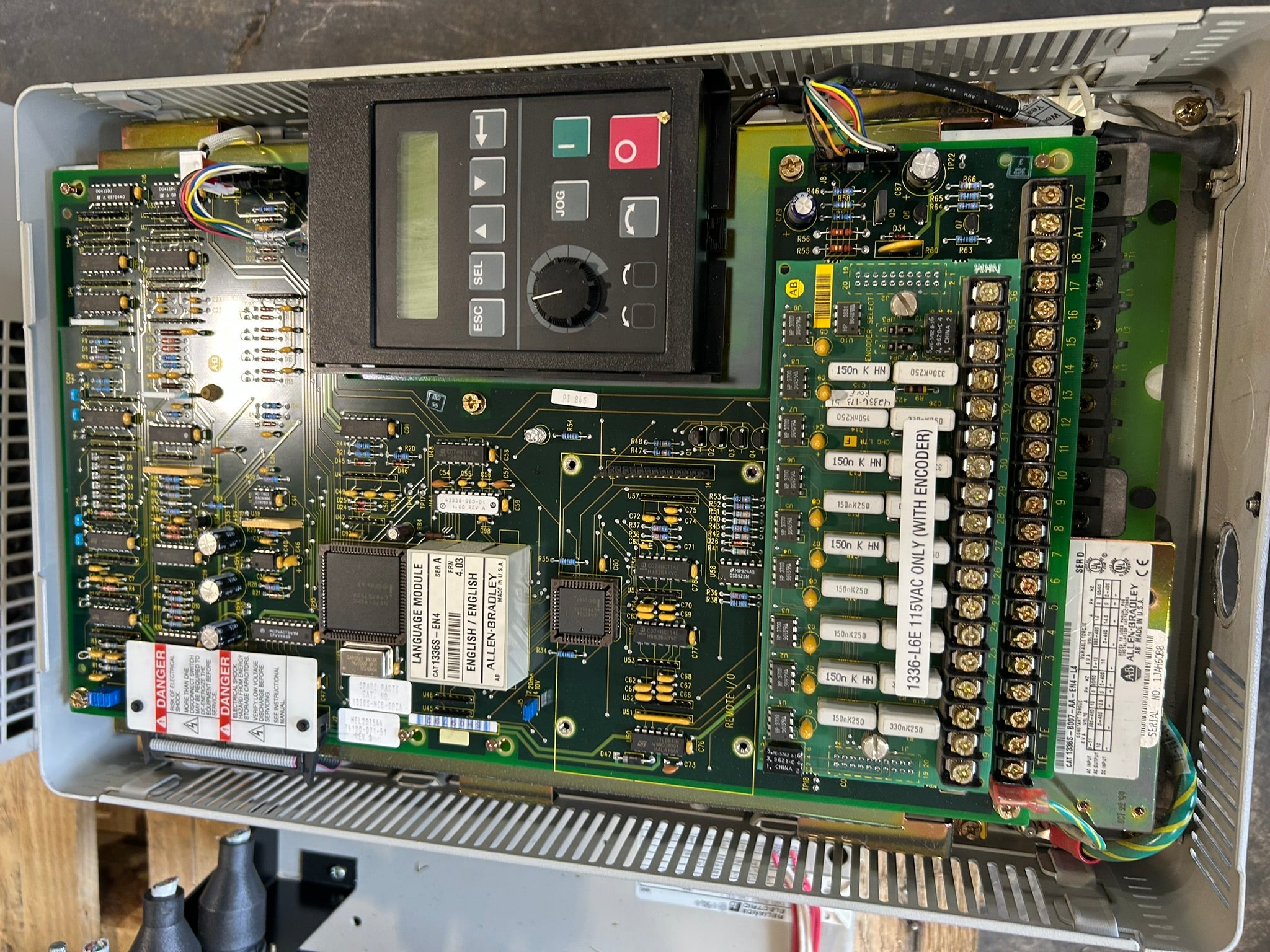 Allen-Bradley 1336S-B007-AA-EN4-L4 Drive 1336 Plus Ser D 3PH 0-460V