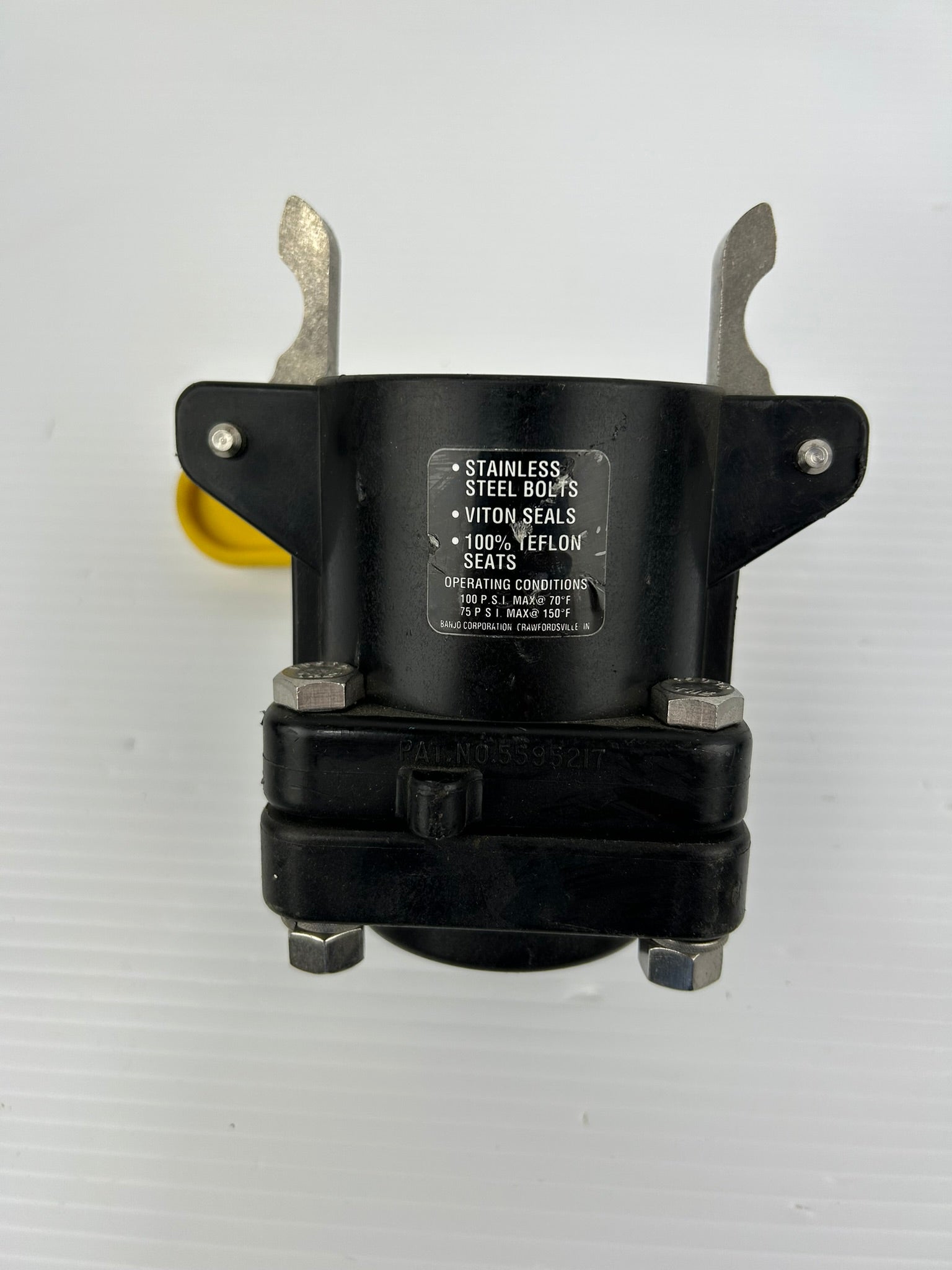 Banjo Polypropylene 5595217 Dry Disconnect Valve Assembly Dry Mate