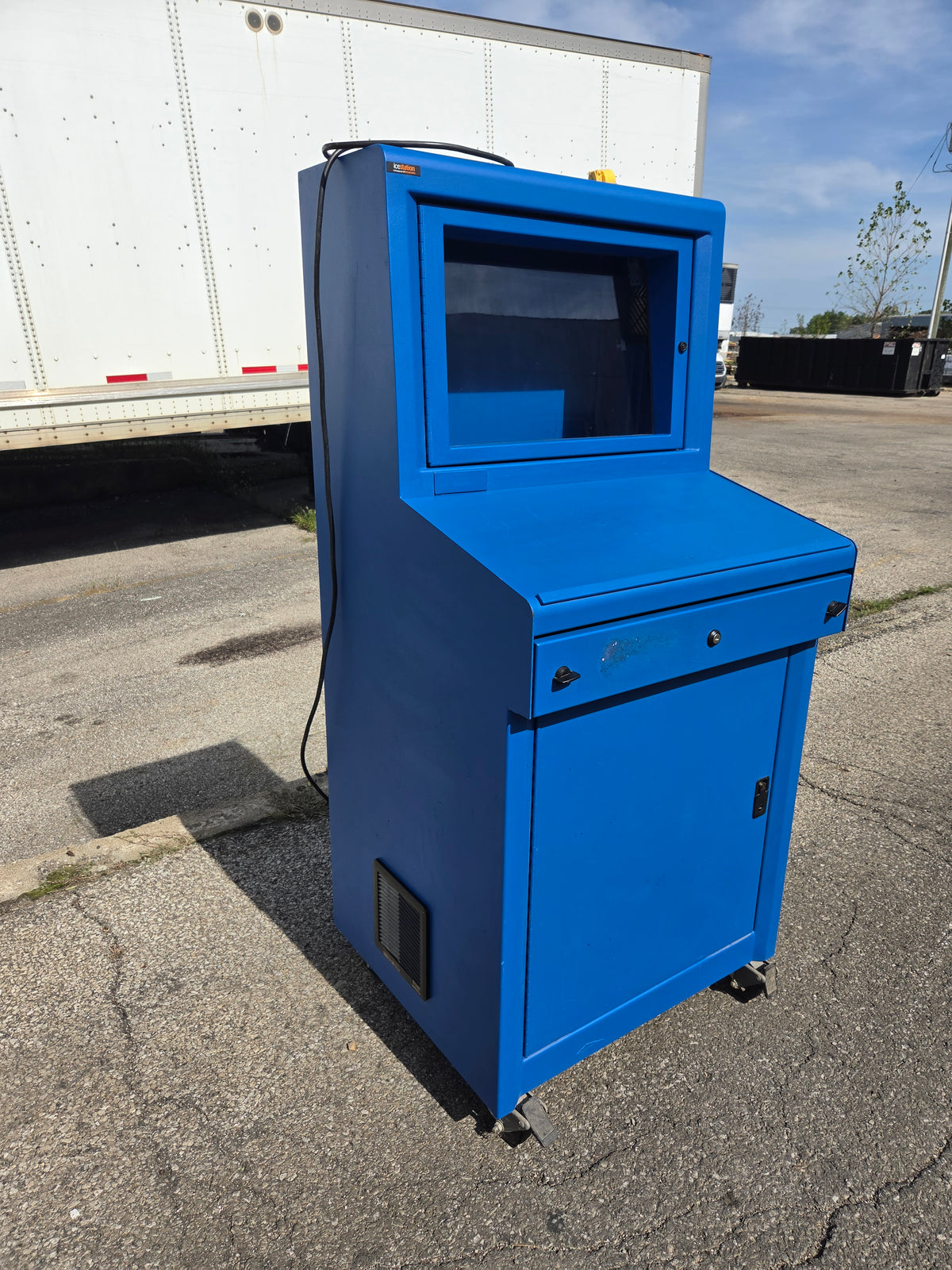 ITS Enclosures IS603027-12-B Icestation Mobile Computer Cabinet Enclosure 39497