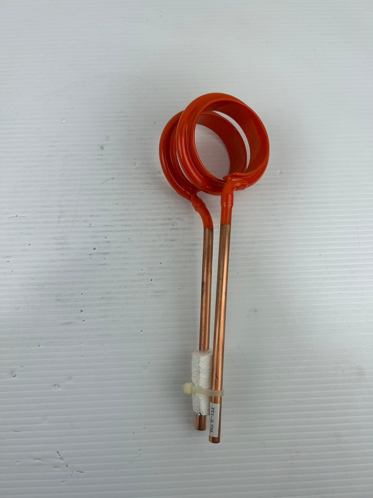 High Frequency Copper Tube Induction Heating Coil for Welding TT1-2.75L Orange