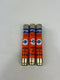 Ferraz Shawmut A6D9R Dual Element Time Delay Fuse 9A 600VAC - Lot of 3