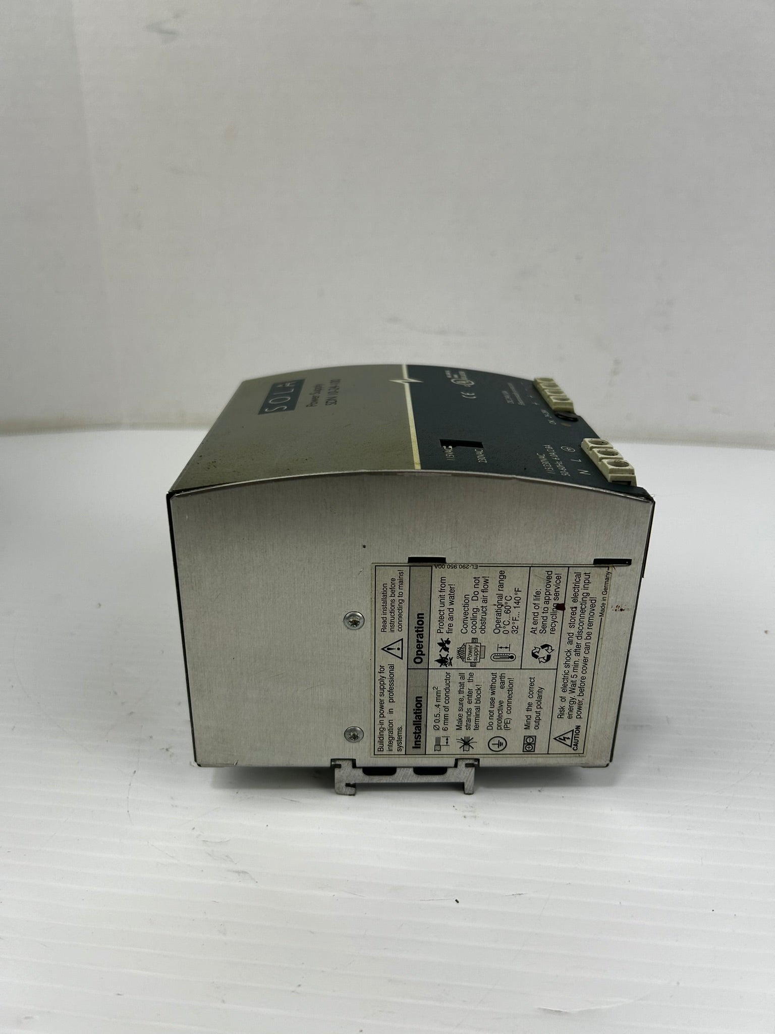 Sola SDN10-24-100 Power Supply 115/230VAC 24VDC