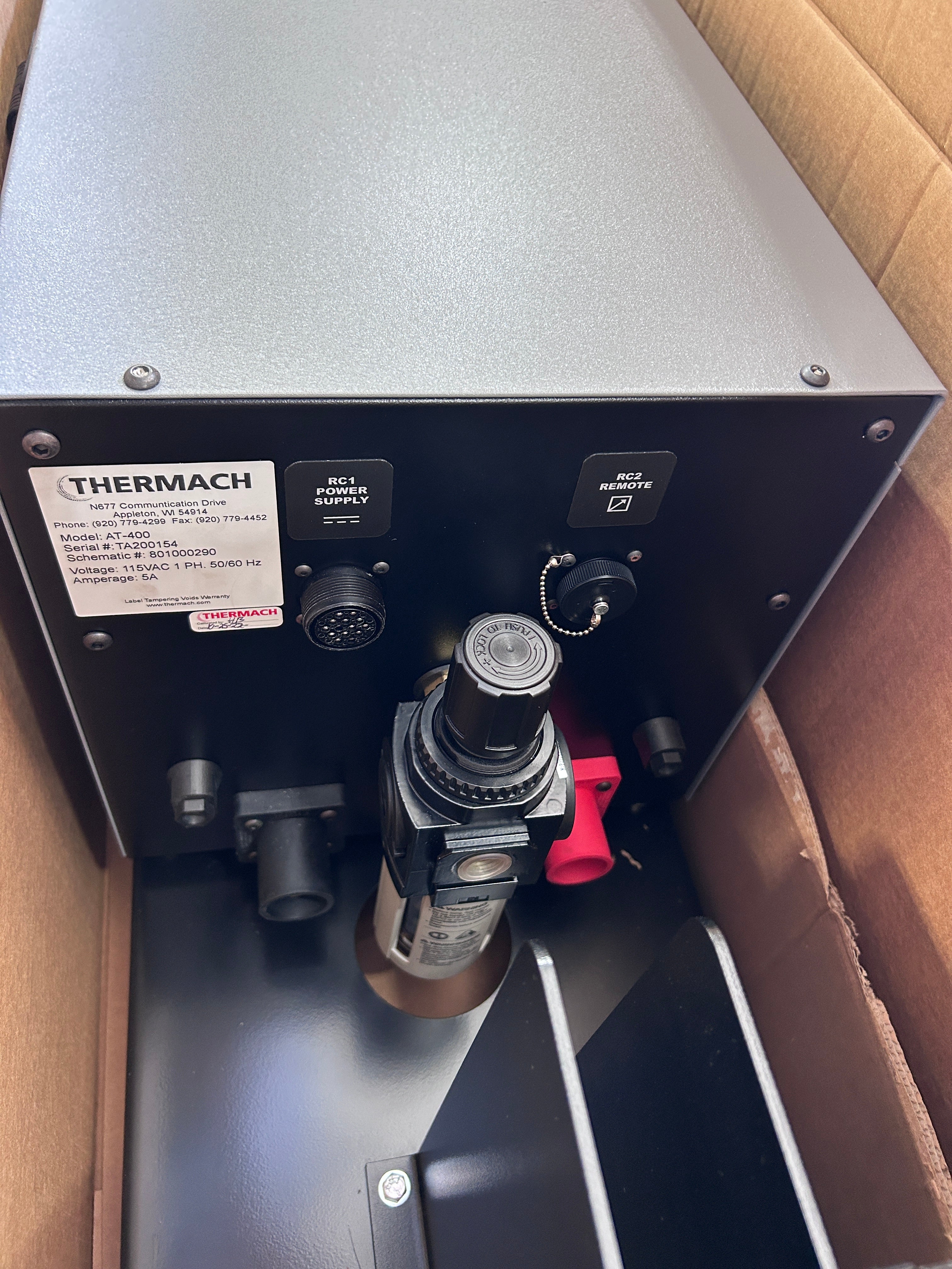 Thermach AT-400 Twin-Wire Electric Arc Spray Power Control Feed Module 1PH