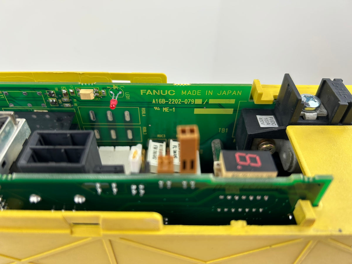 Fanuc A16B-2202-0790 Servo Amplifier Drive - Missing Top Cover