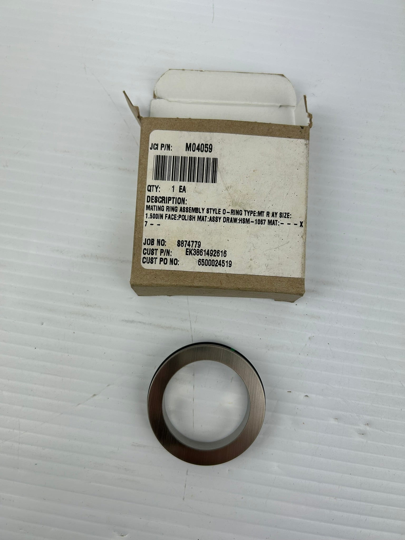 John Crane M04059 Mating Ring Assembly Style O-Ring Type MTRAY 1.5"