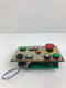 Idec ZY1C-SS Control Panel Circuit Board with Idec Push Buttons PCB4848B