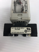 Allen Bradley 700-HA32A1 Relay With Base 700-HN125 Ser. A 300V 10A