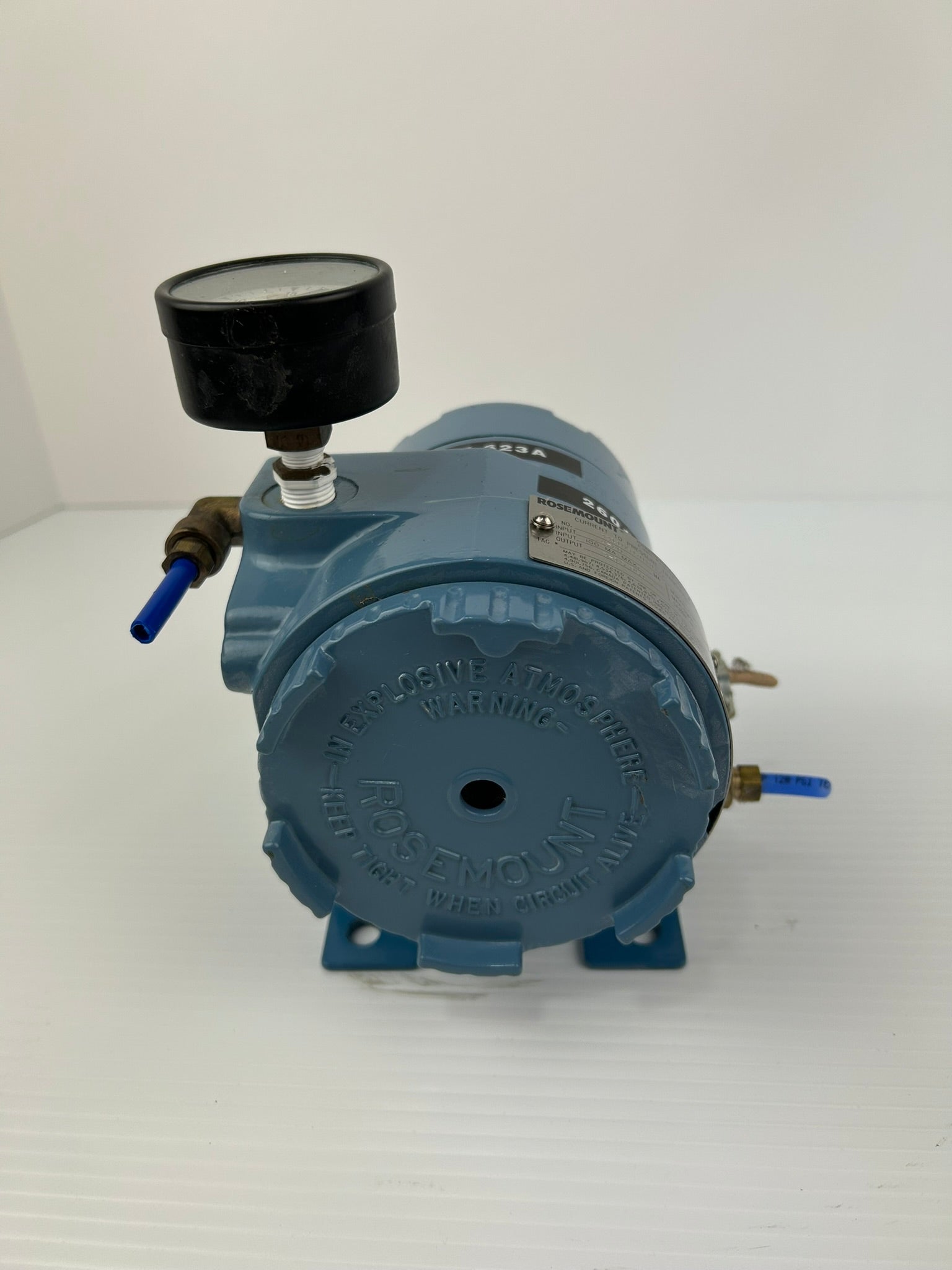 Rosemount 3311DS1J1B1E5 Current to Pressure Transducer with Pressure Gauge