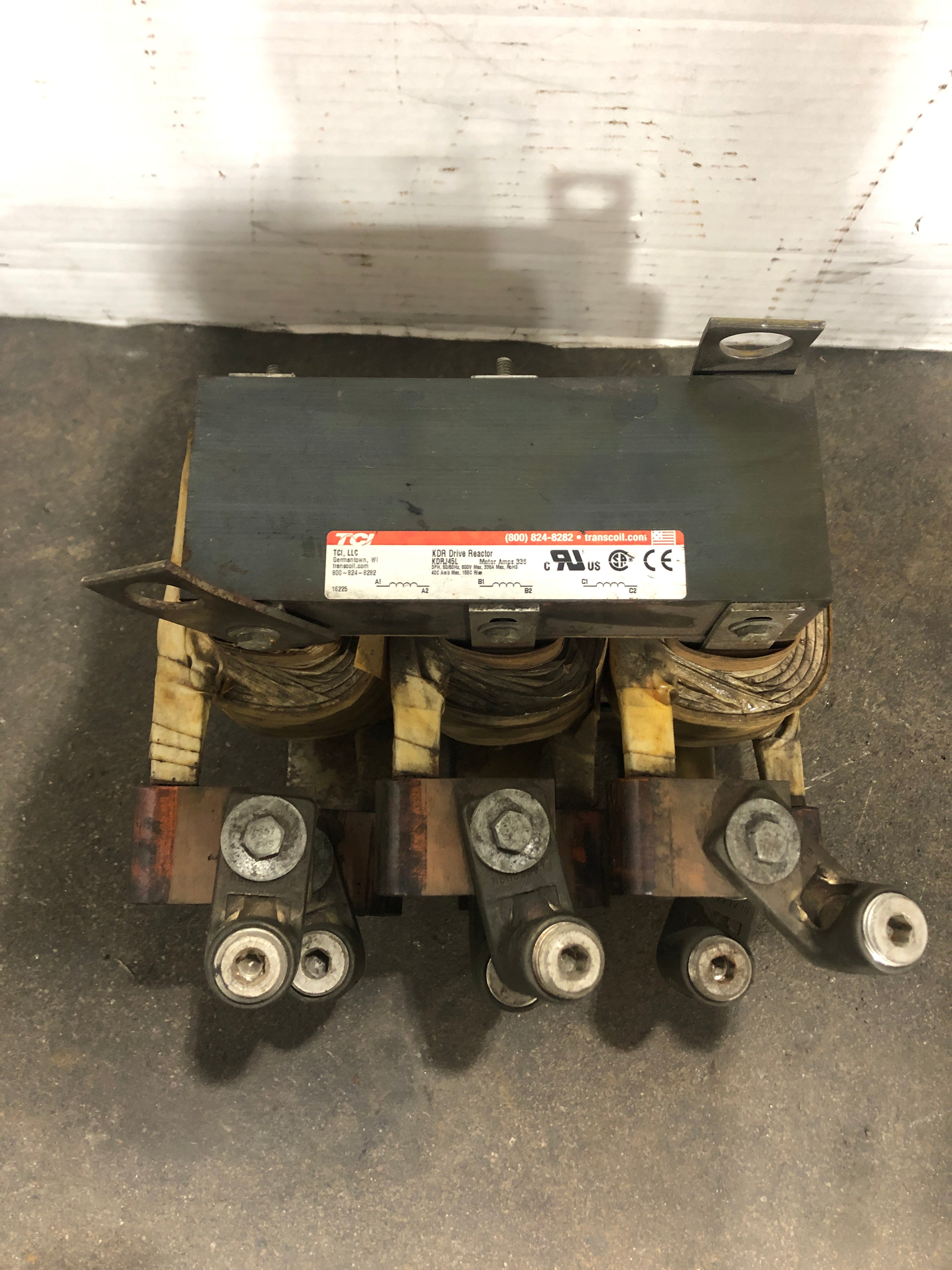 TCI KDRJ45L Drive Reactor Transformer 600V 336A 50/60Hz 3PH