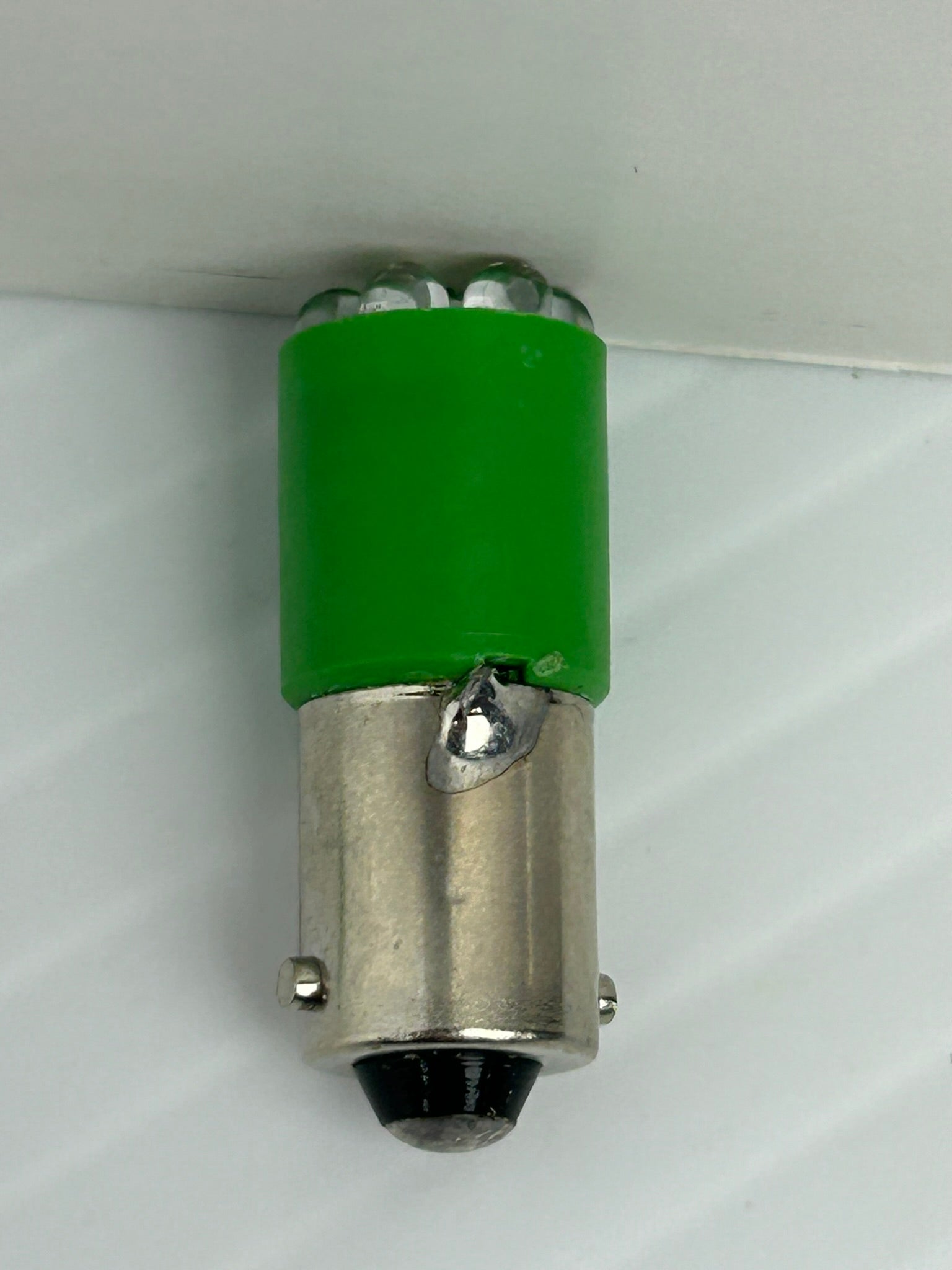 Ledtronics B3127 Mini Green LED Lamp Light Bulb 24V - Lot of 19