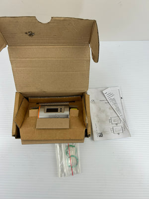 ifm SM8001 Electromagnetic Flow Meter Sensor 0-26.4 GPM 200mA 0-10VAC - NEW
