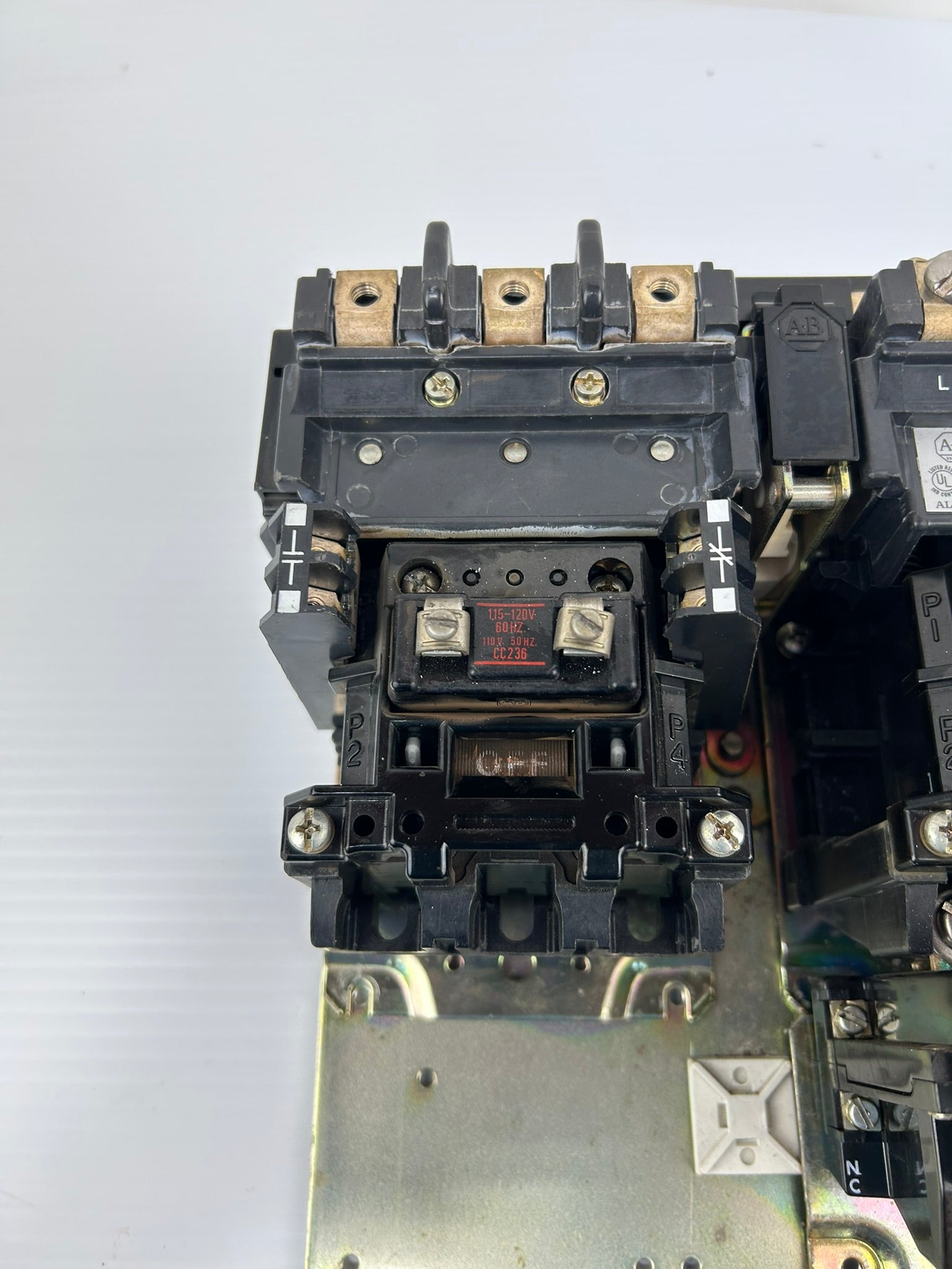 Allen Bradley 505-C0B Reverse Starter Assembly Series B Size 2 with 595-A