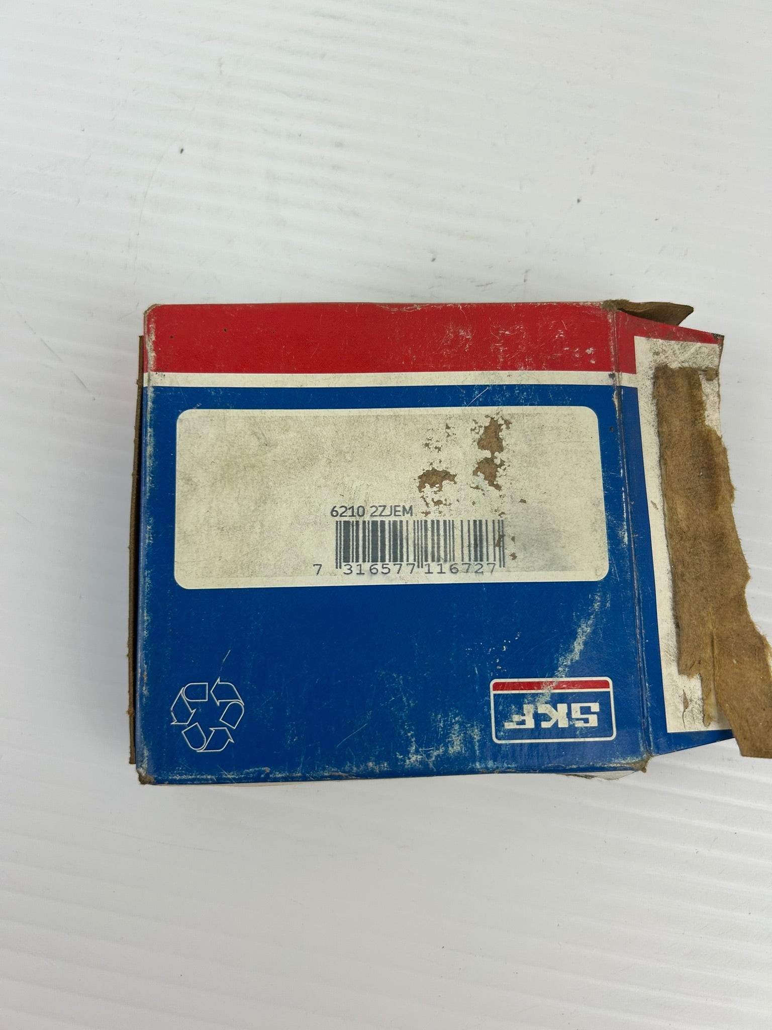 SKF 6210 2ZJEM Ball Bearing 62102ZJEM 6210-2ZJEM 6210/2ZJEM