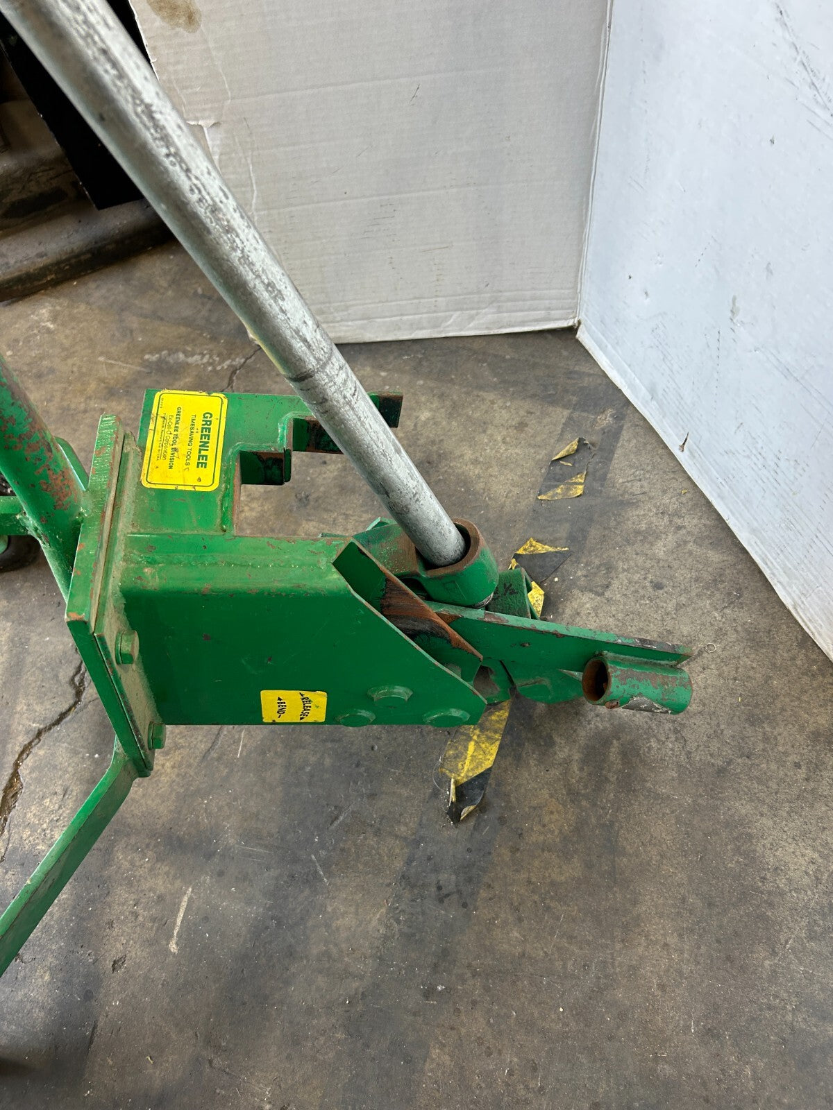 Greenlee Mechanical Pipe Bender 0-105 8-1/2" Rigid Steel AL Conduit 5024528