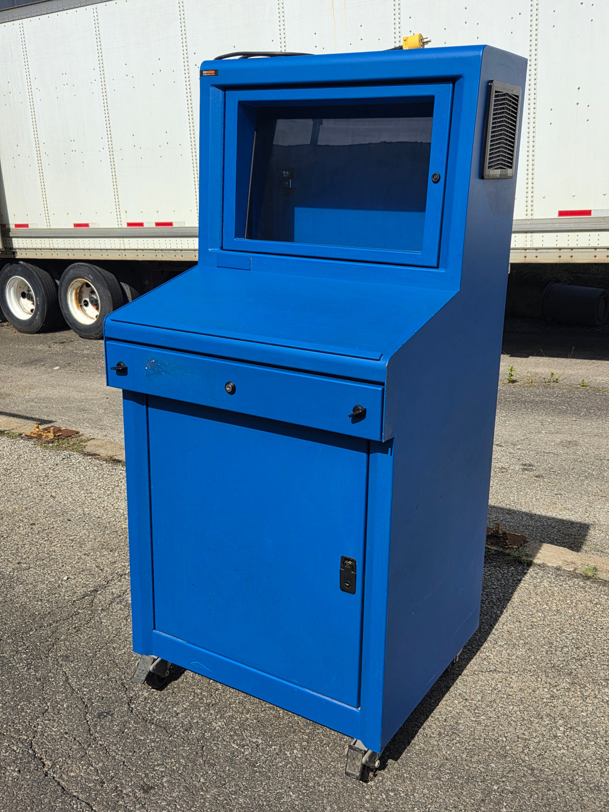 ITS Enclosures IS603027-12-B Icestation Mobile Computer Cabinet Enclosure 39497