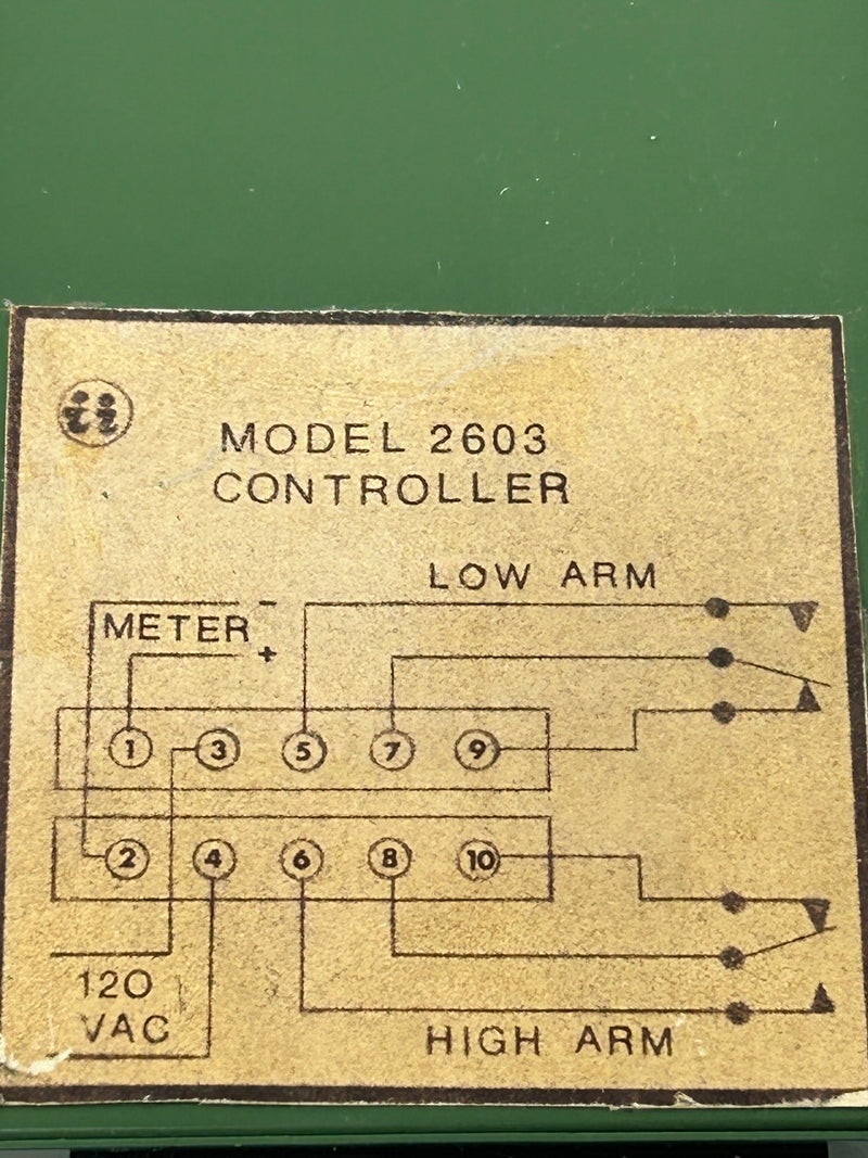 International Instruments 2603 Panel Meter with Face Plate 92603034 7443