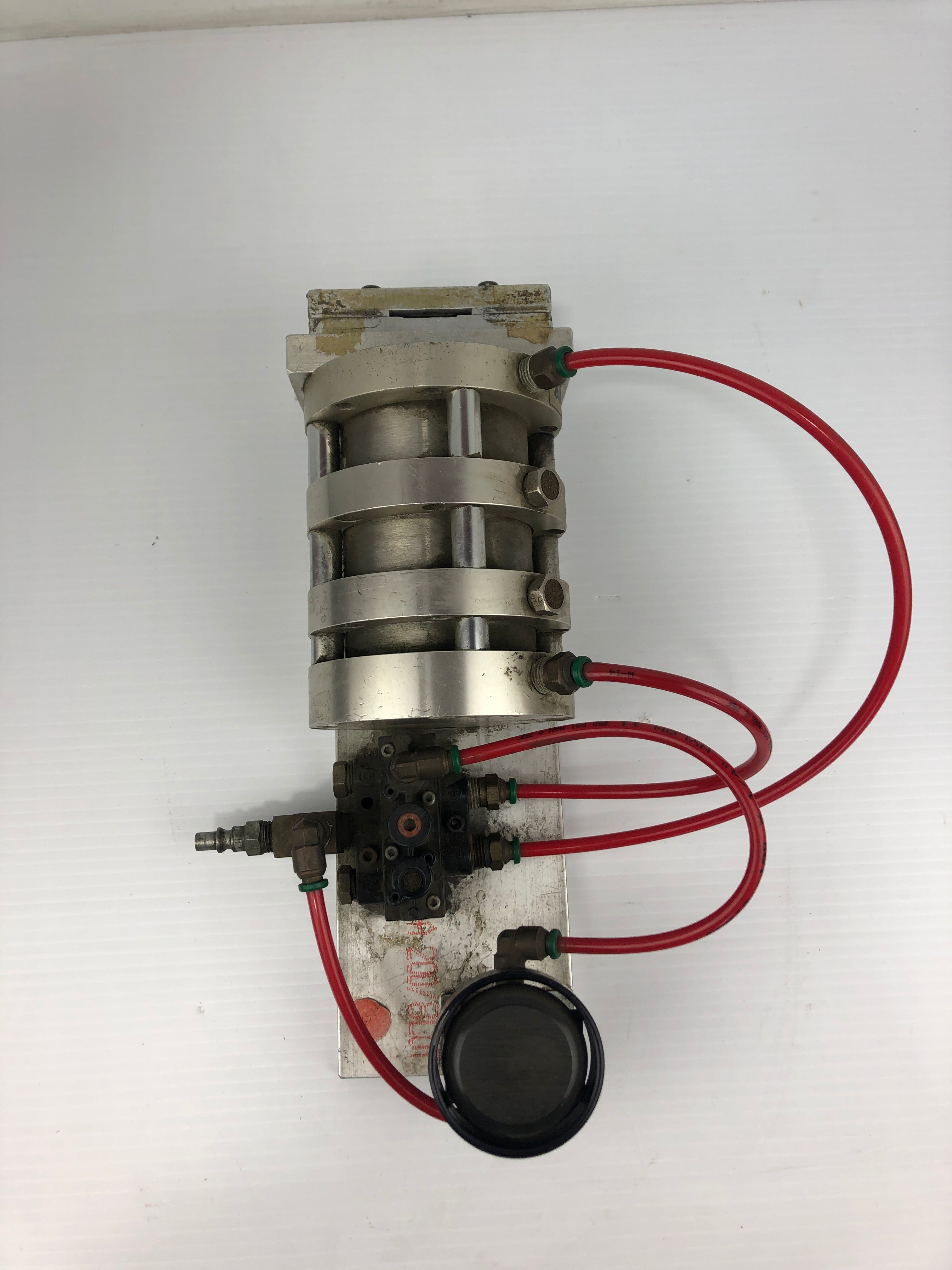Bimba F03-700 Cylinder Assembly With Mead LTV-PBGF Low Stress Air Valve