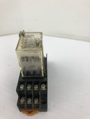 OMRON MY4N-D2 Relay 24 VDC with Base 0516YF