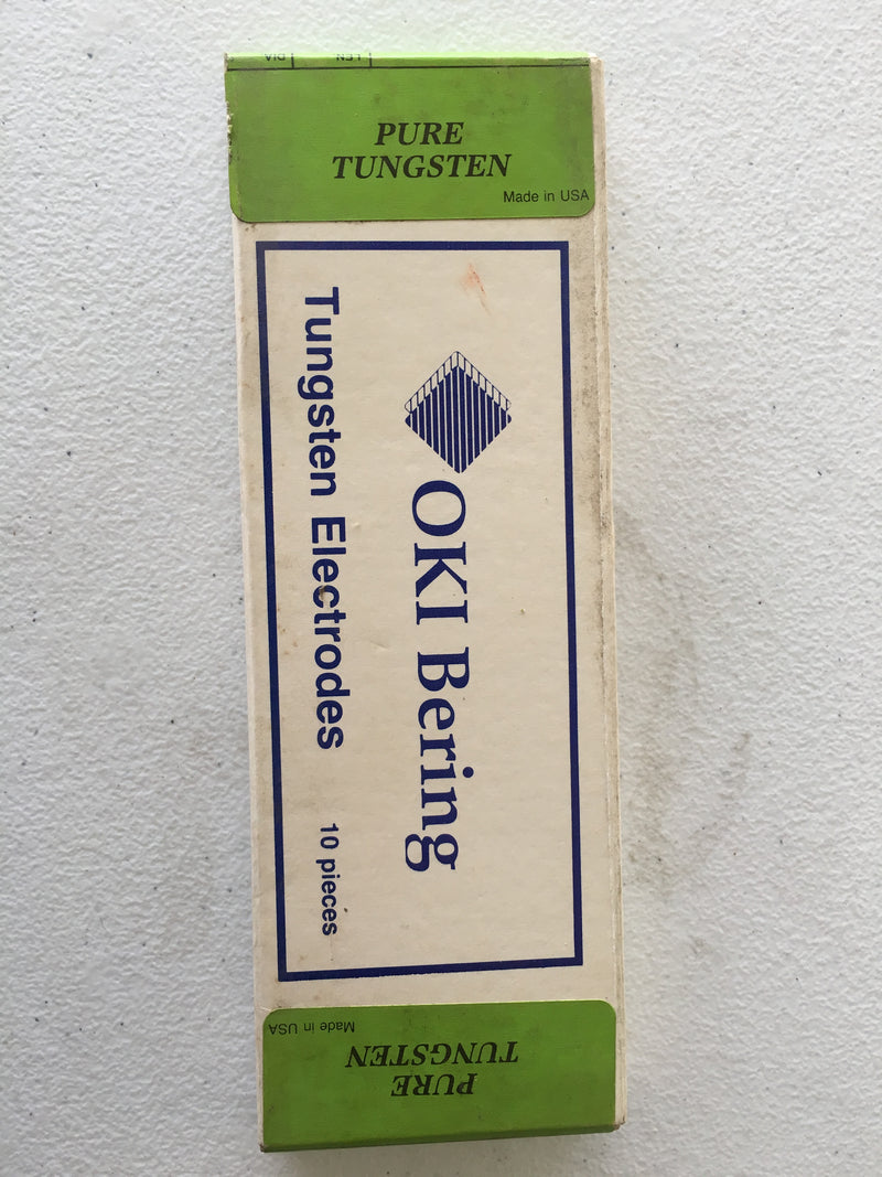 OKI Bering Tungsten Electrodes 1/16 Diameter 10 Pieces