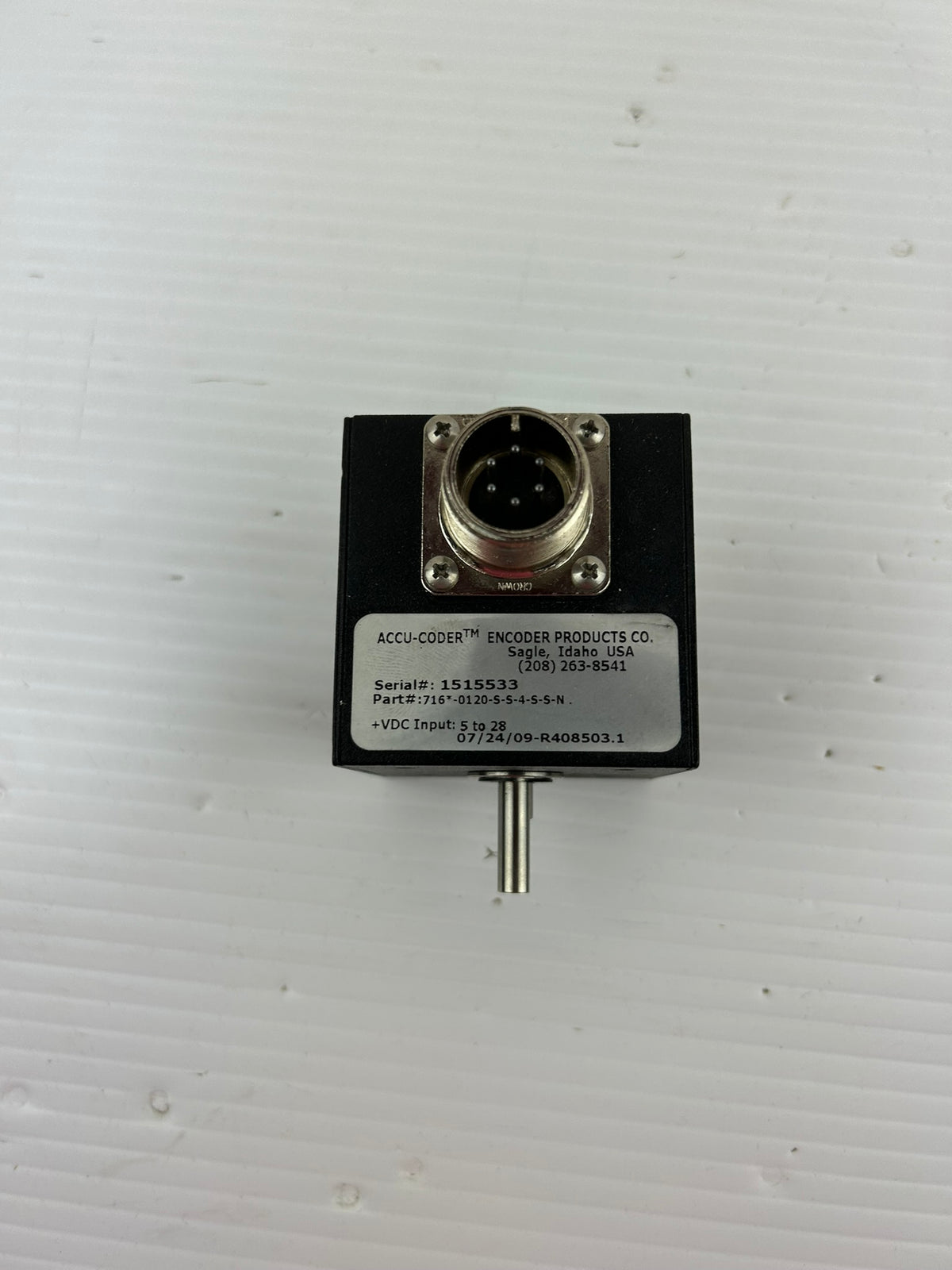 Accu-Coder 716*-0120-S-S-4-S-S-N Industrial Rotary Encoder 5-28 VDC