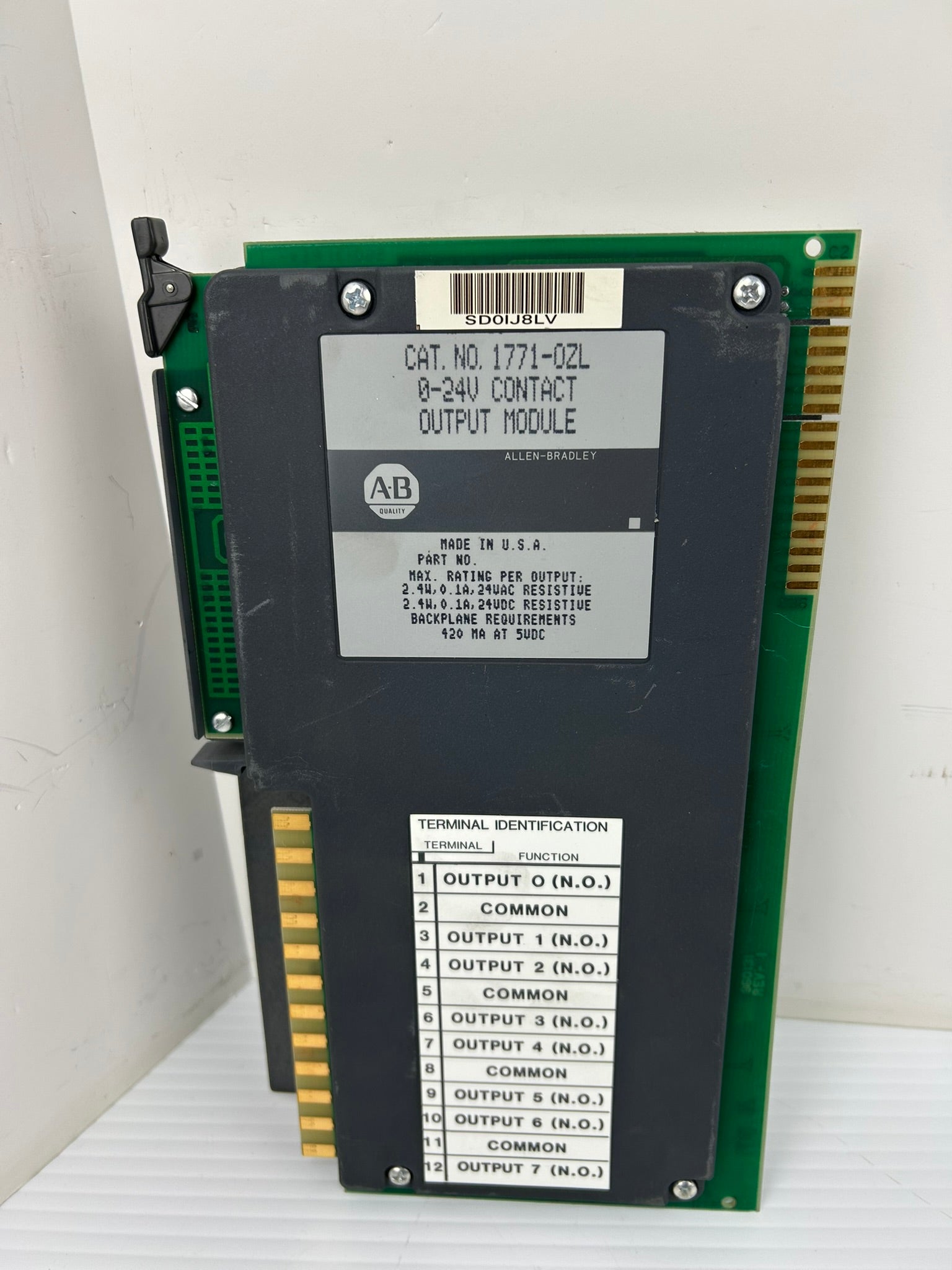 Allen-Bradley 1771-0ZL Contact Output Module 0-24V