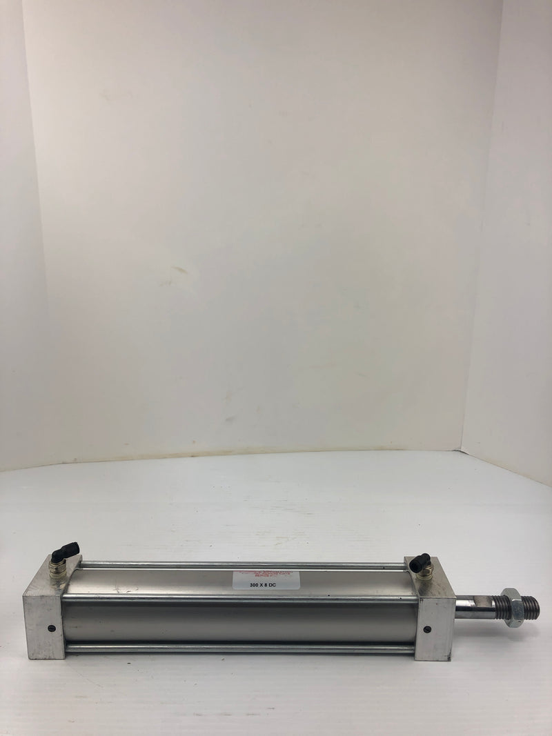 Advanced Automation 300X8DC Pneumatic Cylinder with Fittings Series B & J