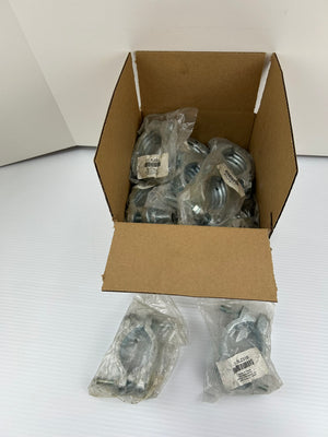 Grainger 3LZ31B Carbon Steel 2 Bolt Hose Clamp - Lot of 21