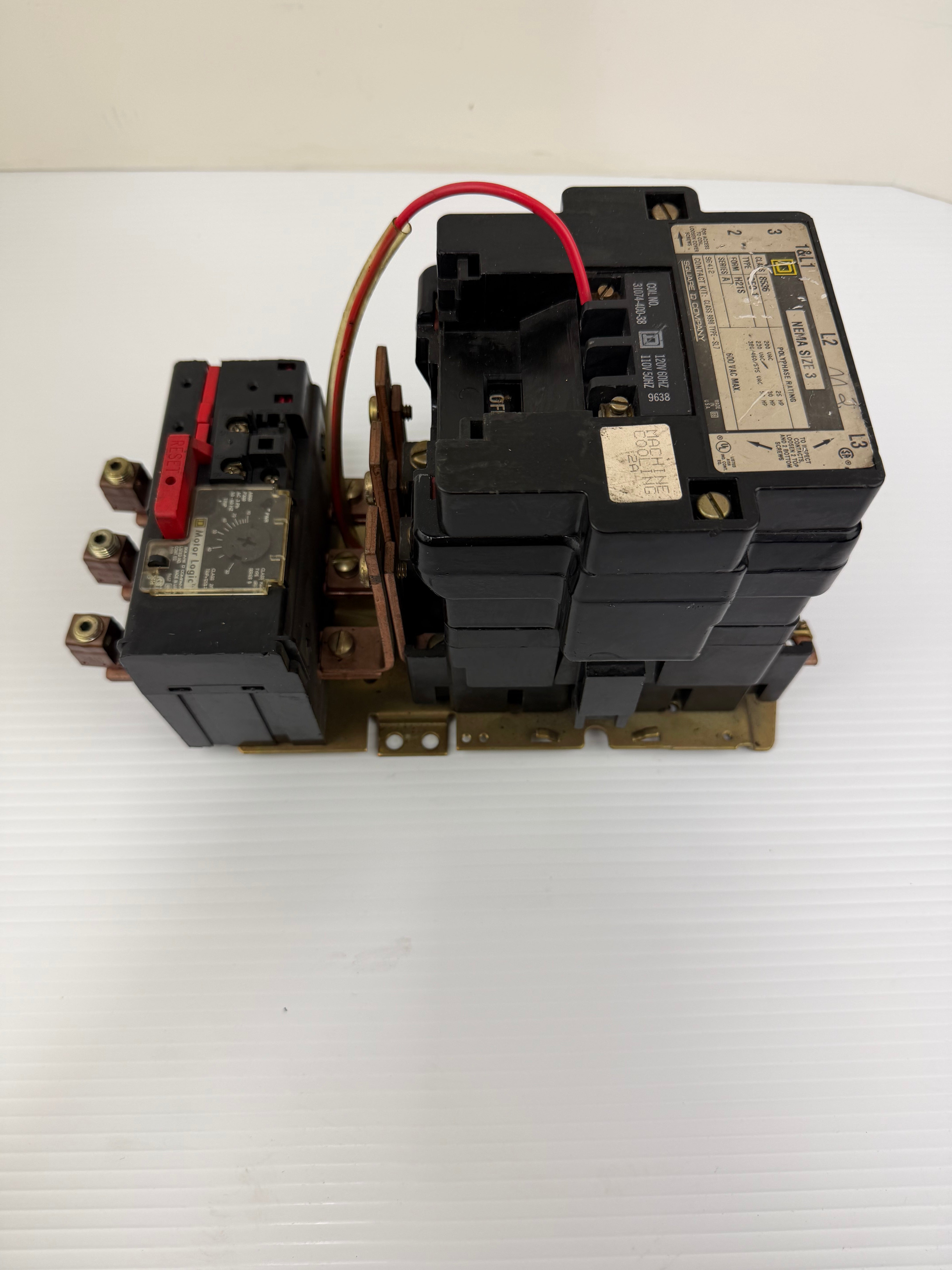Square D Motor Starter 8536 Size 3 600 VAC Series A