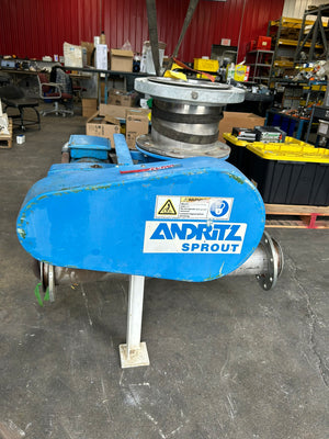 Andritz Sprout 10X8 STD Blower Rotary Airlock Valve w/ Gearbox & Motor 07-00059